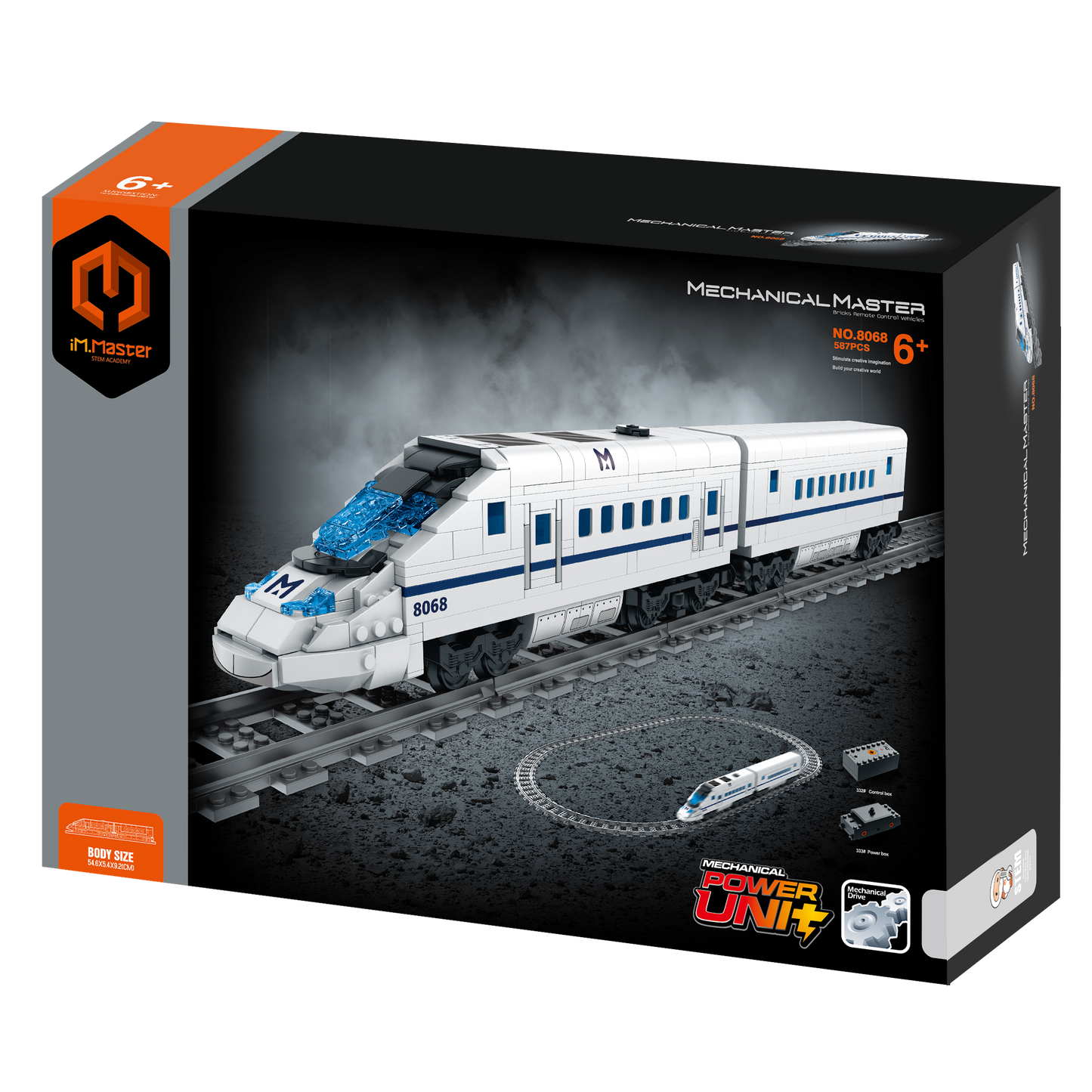 Electric Locomotive - 587pcs