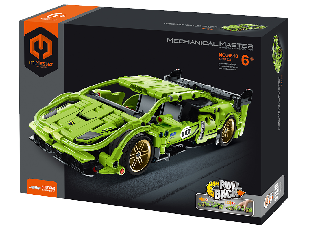 Pull Back Super Car Green iM.Master