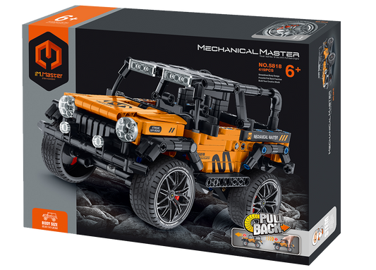 Pull Back Off Roader Orange