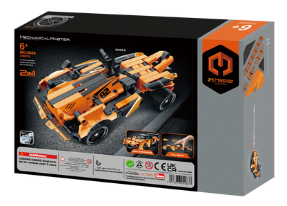 2 in 1 Pull Back 
Super Car & Mountain Car 
277pcs