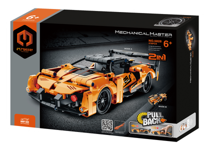 2 in 1 Pull Back 
Super Car & Mountain Car 
277pcs