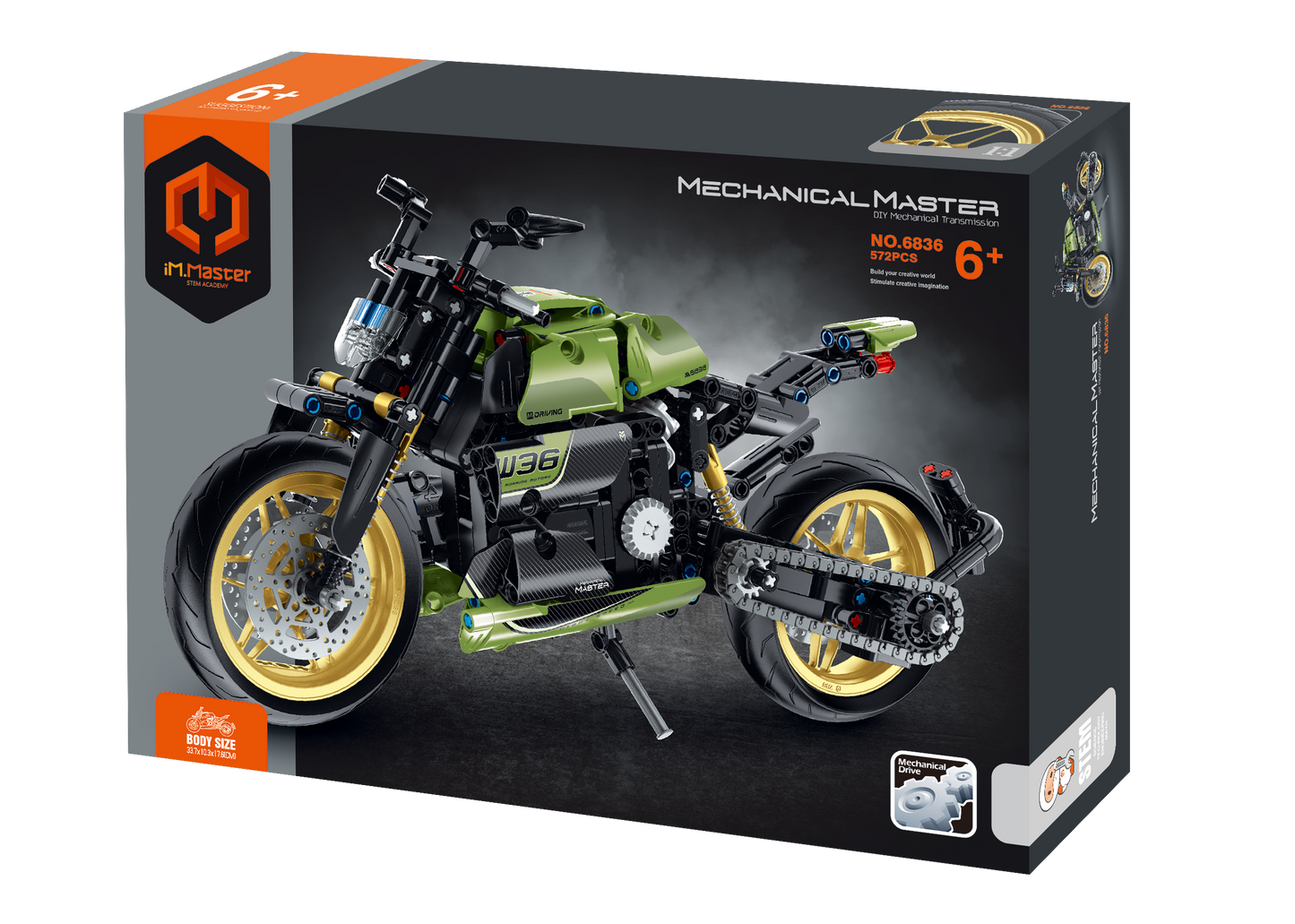 Building block - Motorcycle - 572pcs