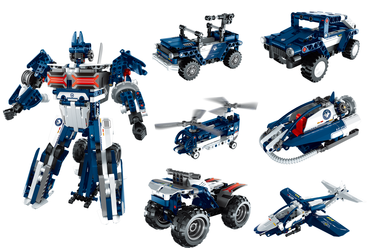 Builidng Block - Police Series - Boxes  (box set)