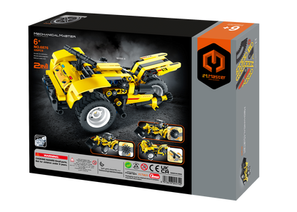2 in 1 Building Block - Forklift &Three-wheeled Motorcycle - 319pcs