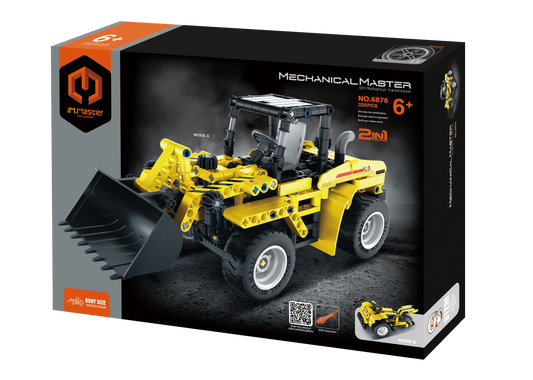 2 in 1 Building Block - Forklift &Three-wheeled Motorcycle - 319pcs