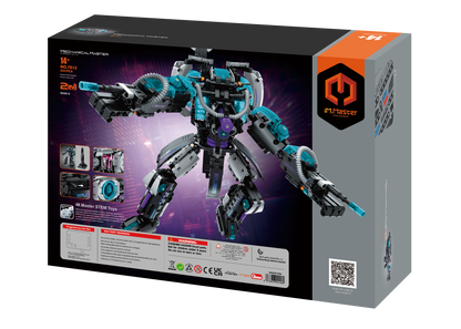 2 in 1 electric spack gun & robot - 2531 pcs