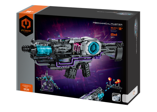 2 in 1 electric spack gun & robot - 2531 pcs