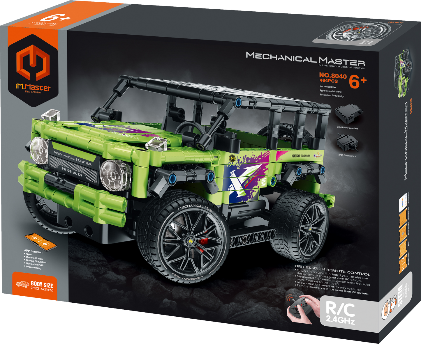 2.4G R/C & APP programming - Off-roader - 484pcs