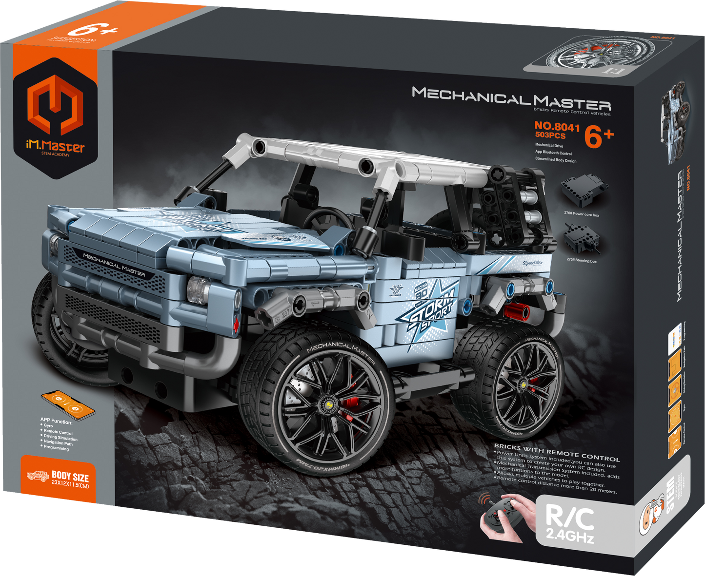 2.4G R/C & APP programming - Off-roader - 503pcs