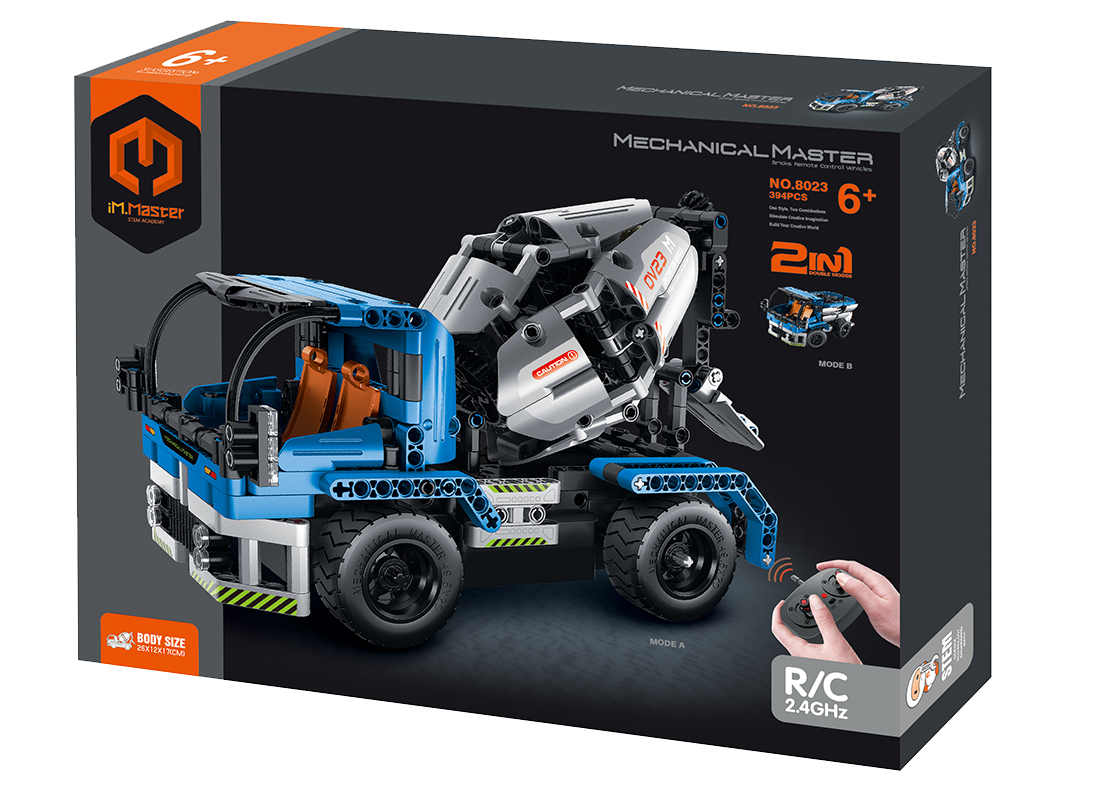 Engineering - R/C cementing truck 2 IN 1 - 394PCS