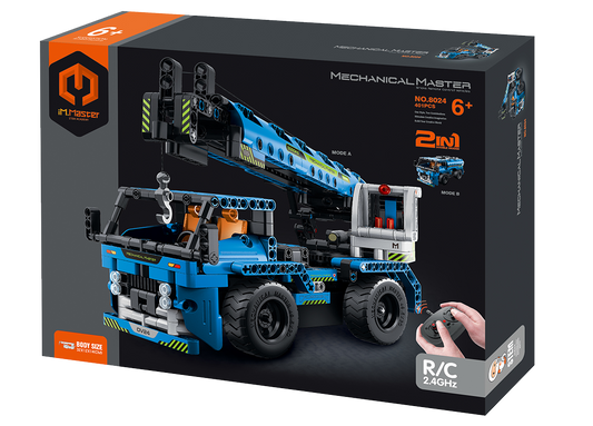 Building block remote control project crane 2 in 1