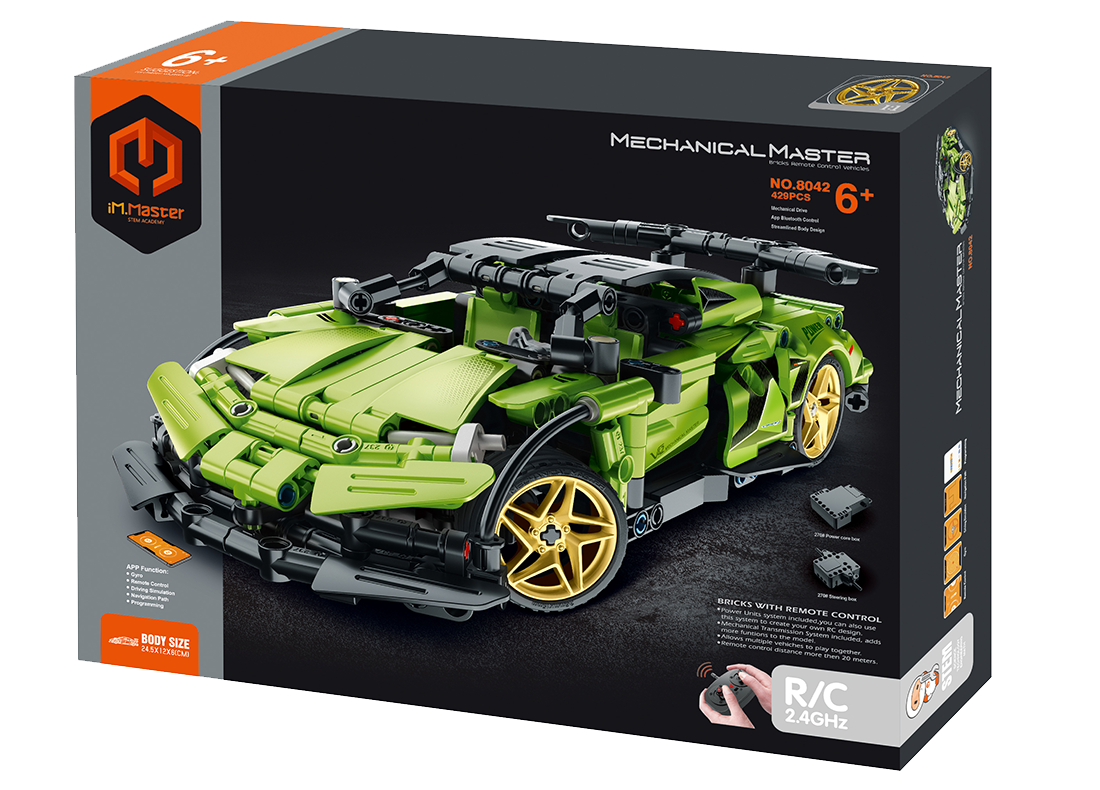 2.4G R/C & APP programming super car  429PCS