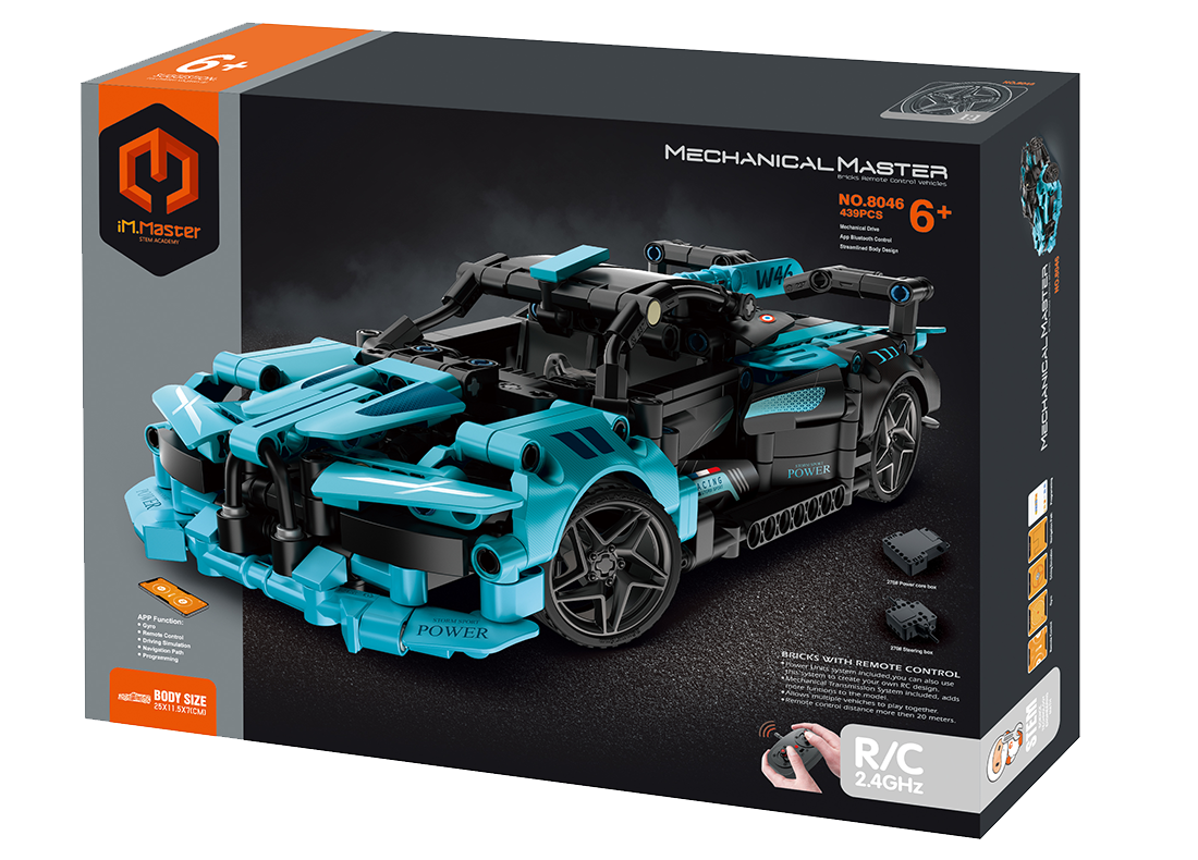 2.4G R/C & APP programming super car  439PCS